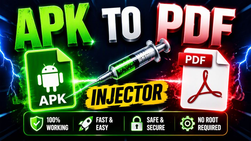 Apk To PDF Injector Tool