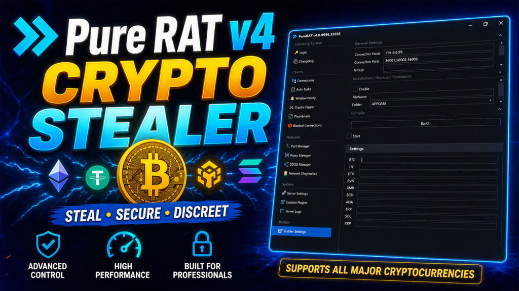 Pure Rat V4 Crypto Stealer