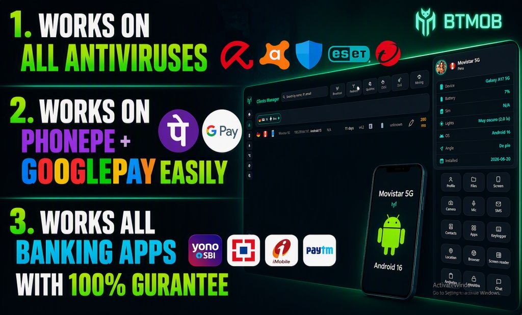 BTMOB Android Rat Latest Version