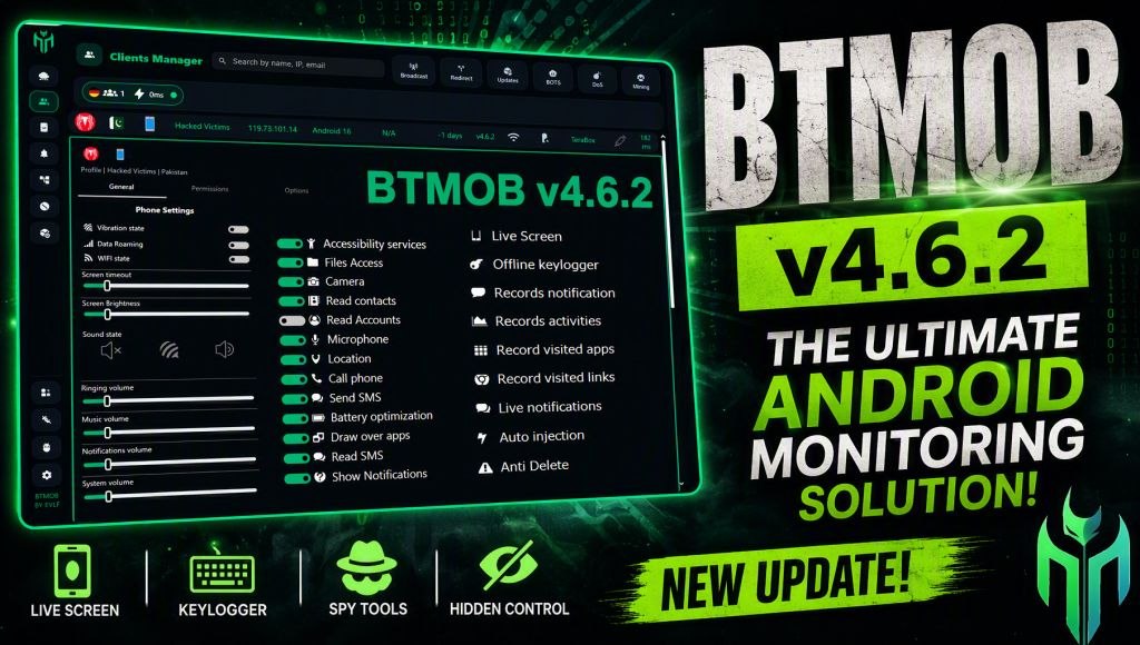 BTMOB Android Rat V4.6